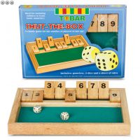 Shut The Box, Wrfelspiel, Holzspielzeug